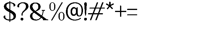 Mundale Medium Semi Expanded Font OTHER CHARS