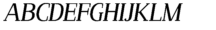 Mundale Medium Slant Font UPPERCASE