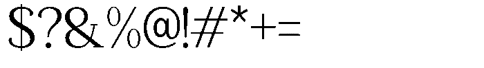 Mundale Regular Font OTHER CHARS