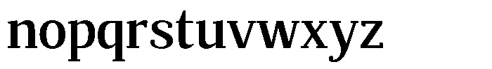 Mundale Semi Bold Font LOWERCASE