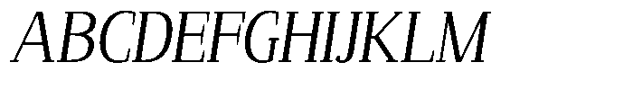Mundale Semi Condensed Slant Font UPPERCASE
