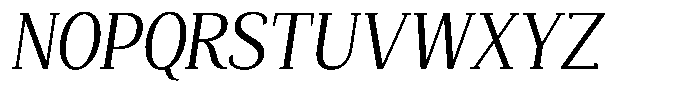 Mundale Semi Condensed Slant Font UPPERCASE