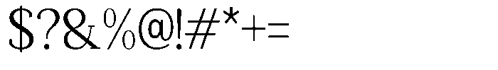 Mundale Semi Condensed Font OTHER CHARS