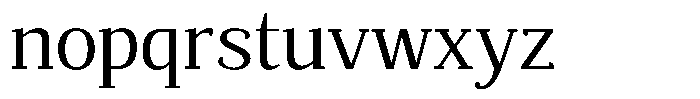 Mundale Semi Expanded Font LOWERCASE