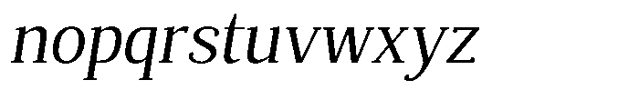 Mundale Slant Font LOWERCASE