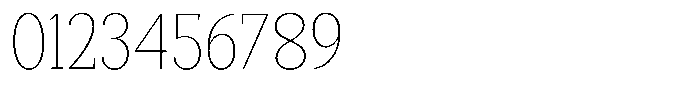 Mundale Thin Condensed Font OTHER CHARS