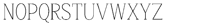 Mundale Thin Semi Condensed Font UPPERCASE