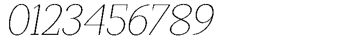 Mundale Thin Semi Expanded Slant Font OTHER CHARS