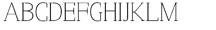 Mundale Thin Semi Expanded Font UPPERCASE