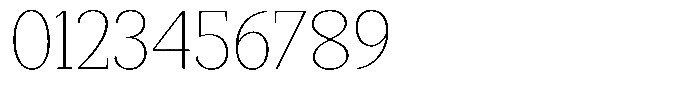 Mundale Thin Font OTHER CHARS
