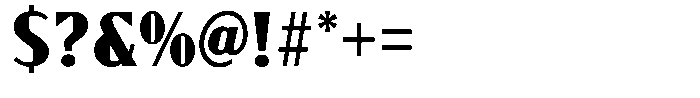 Mundo Grafico Denso Regular Font OTHER CHARS