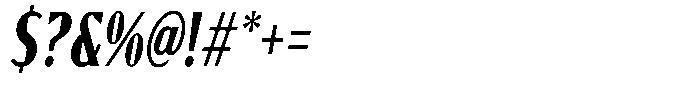 Mundo Grafico Fino Italic Font OTHER CHARS