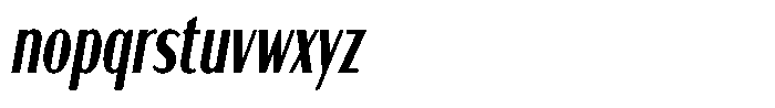 Mundo Grafico Fino Italic Font LOWERCASE