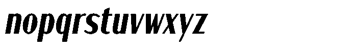 Mundo Grafico Italic Font LOWERCASE