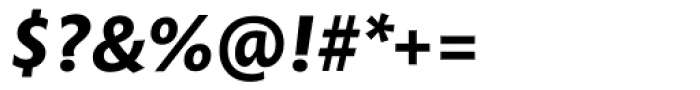 Mundo Sans Bold Italic Font OTHER CHARS
