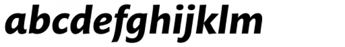 Mundo Sans Bold Italic Font LOWERCASE