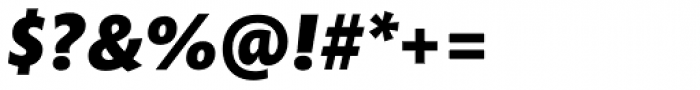 Mundo Sans Std Black Italic Font OTHER CHARS
