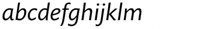 Mundo Sans Std Italic Font LOWERCASE