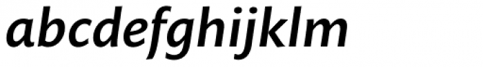 Mundo Sans Std Medium Italic Font LOWERCASE