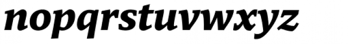 Mundo Serif Bold Italic Font LOWERCASE