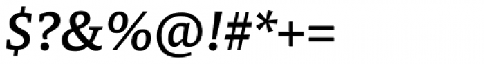 Mundo Serif Demi Italic Font OTHER CHARS