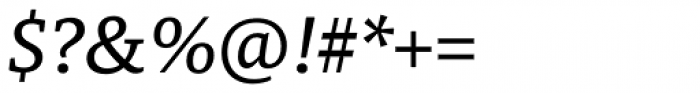 Mundo Serif Italic Font OTHER CHARS