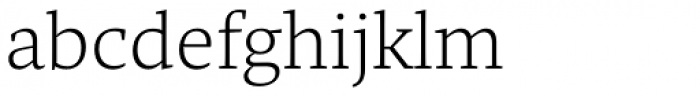 Mundo Serif Light Font LOWERCASE