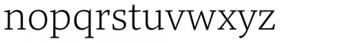Mundo Serif Light Font LOWERCASE