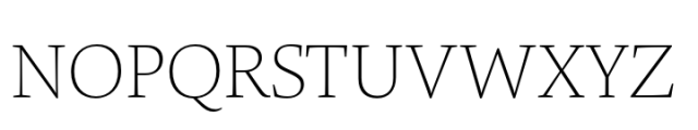 Mundo Serif Pro ExtraLight Font UPPERCASE