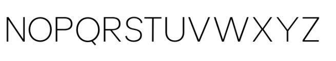Munico Pro Extra Light Font UPPERCASE