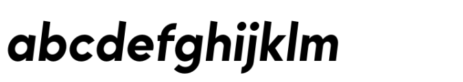 Munika Bold Italic Font LOWERCASE