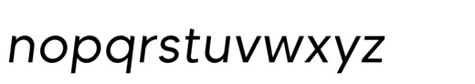 Munika Regular Italic Font LOWERCASE