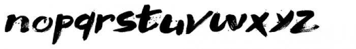Murasaki Italic Font LOWERCASE