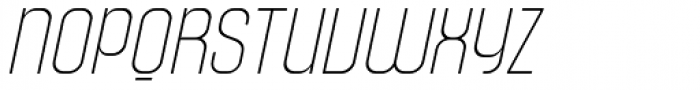 Murat Grotesque 41 Thin Italic Font UPPERCASE