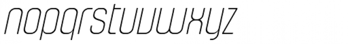 Murat Grotesque Alt 41 Thin Italic Font LOWERCASE
