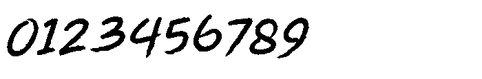 Murillage Notes Oblique Font OTHER CHARS