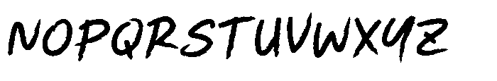 Murillage Notes Regular Font UPPERCASE