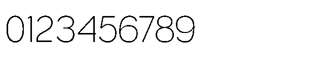 Muring 01 Extralight Font OTHER CHARS