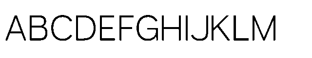 Muring 01 Light Font UPPERCASE