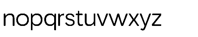 Muring 01 Regular Font LOWERCASE