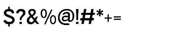 Muring 01 Semibold Font OTHER CHARS