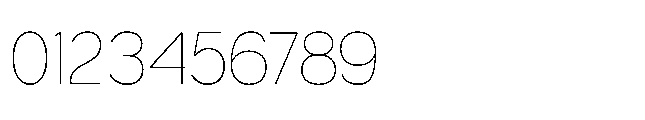 Muring 01 Thin Font OTHER CHARS