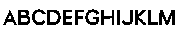Muring 02 Bold Font UPPERCASE