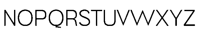 Muring 02 Light Font UPPERCASE