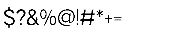 Muring 02 Regular Font OTHER CHARS