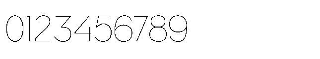 Muring 02 Thin Font OTHER CHARS