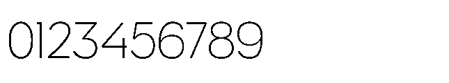 Muring 03 Extralight Font OTHER CHARS