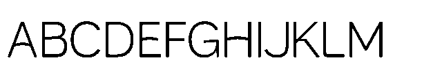 Muring 03 Light Font UPPERCASE