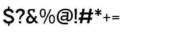 Muring 03 Semibold Font OTHER CHARS
