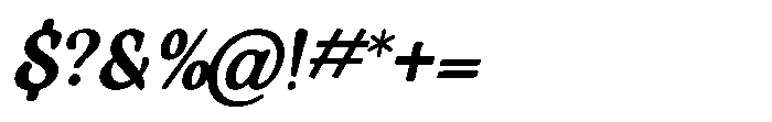 Murisa Chappelle Italic Font OTHER CHARS